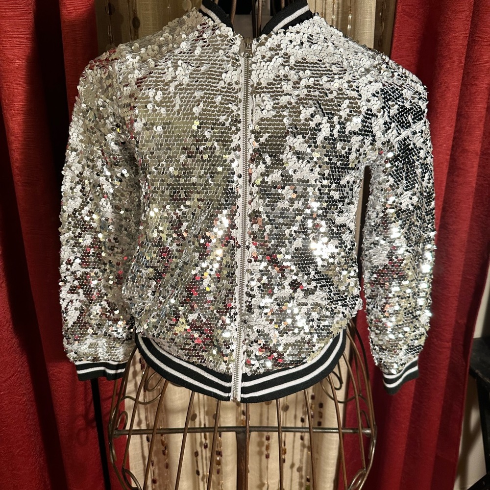 WONDER NATION Jacket Bomber Sequin